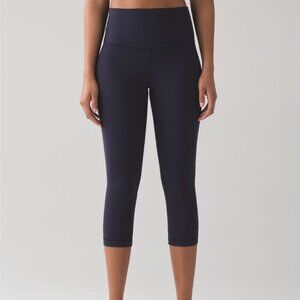 Lululemon Align Crop *19" Midnight Navy